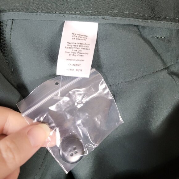 Talbots Womens Slacks Plus Size 16W, High Waist, Green, NWT ✨️ - Picture 13 of 15